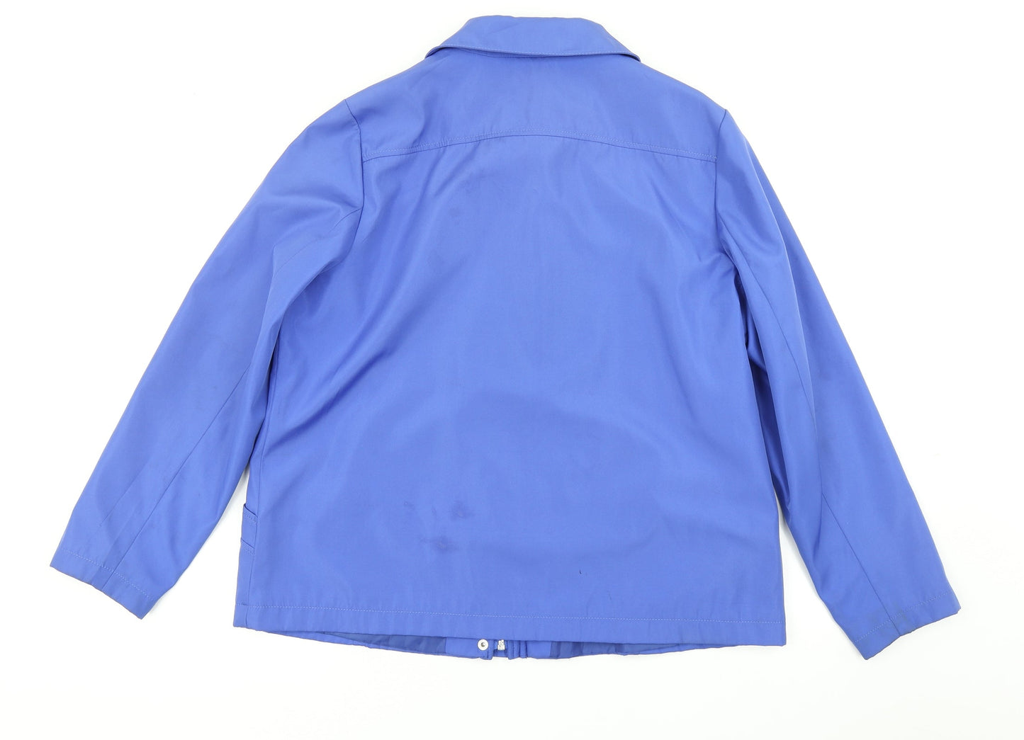 Womens UK Size M BM Collection Blue Rain Coat