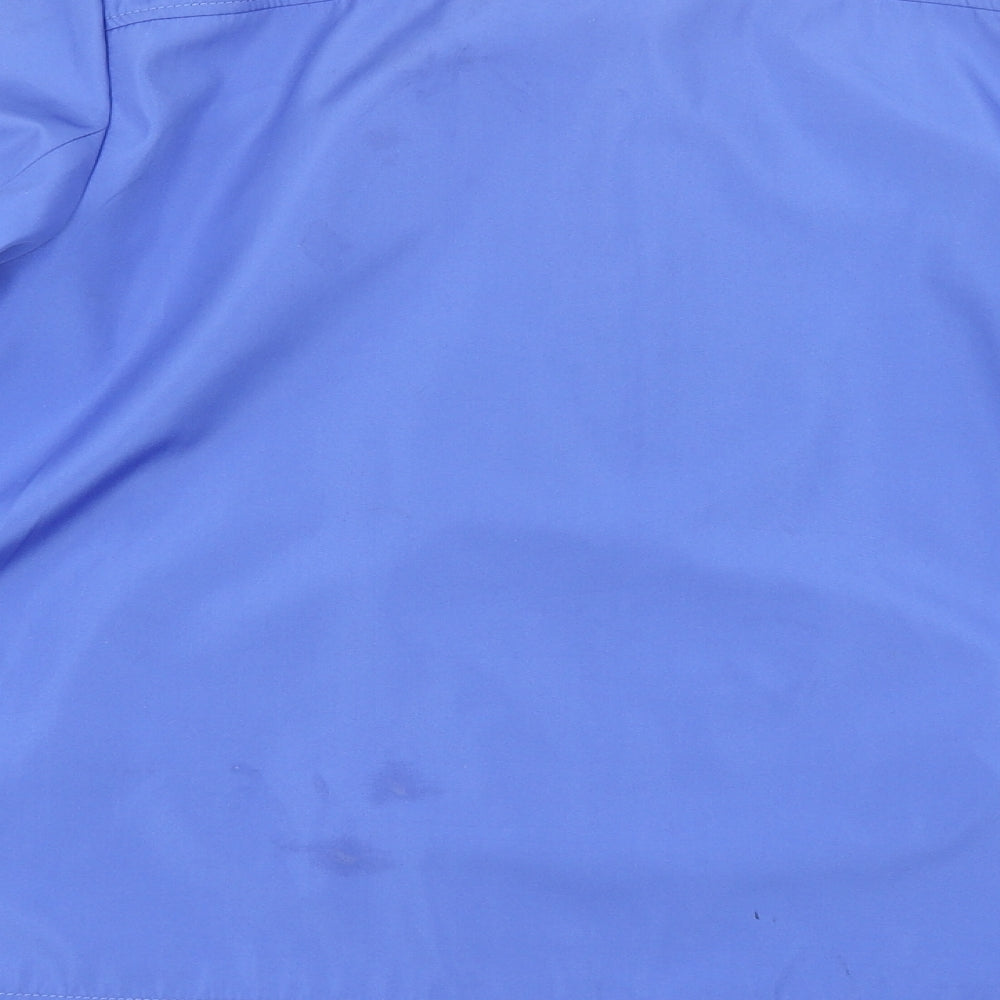 Womens UK Size M BM Collection Blue Rain Coat