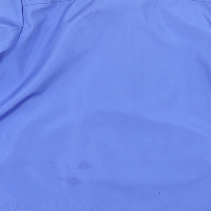 Womens UK Size M BM Collection Blue Rain Coat