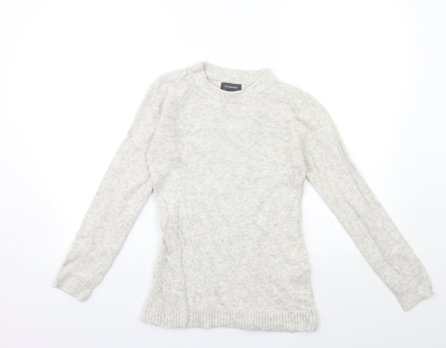 Primark Womens Grey  Knit Pullover Jumper Size 4