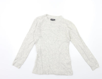 Primark Womens Grey  Knit Pullover Jumper Size 4