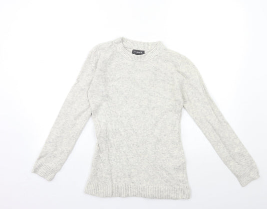 Primark Womens Grey  Knit Pullover Jumper Size 4