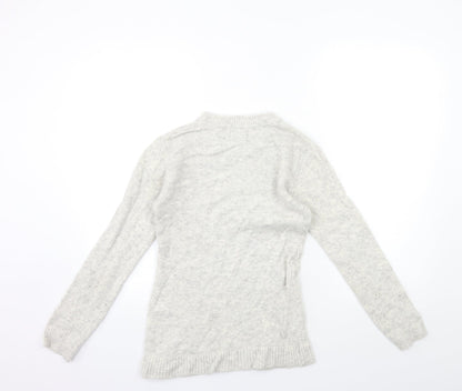 Primark Womens Grey  Knit Pullover Jumper Size 4