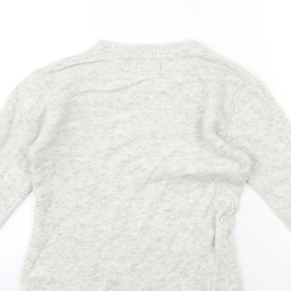 Primark Womens Grey  Knit Pullover Jumper Size 4