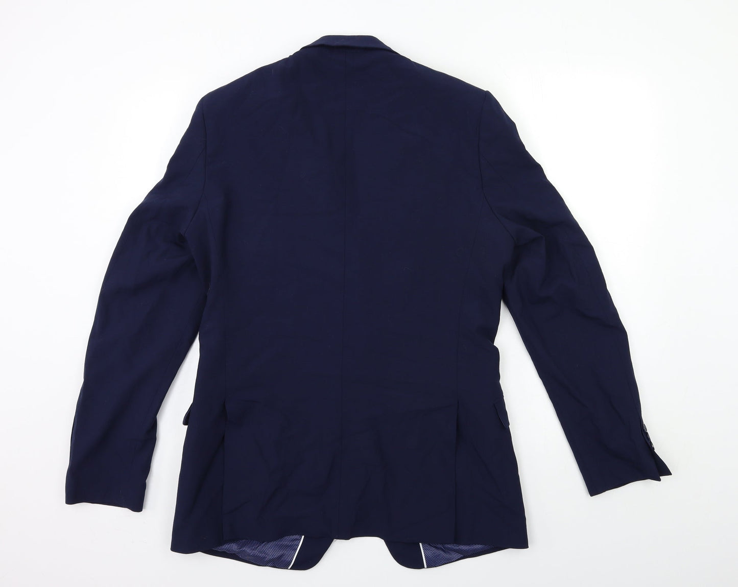 Mens UK Size 40 Marks and Spencer Regular Blue Suit Jacket