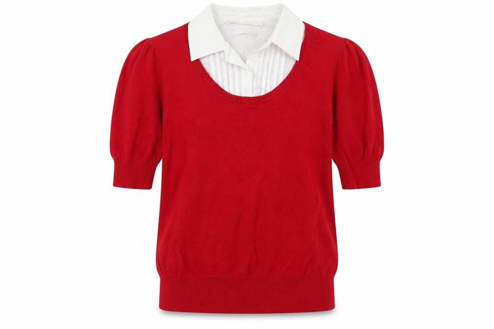 Womens UK Size 10 TU Red Pullover Jumper