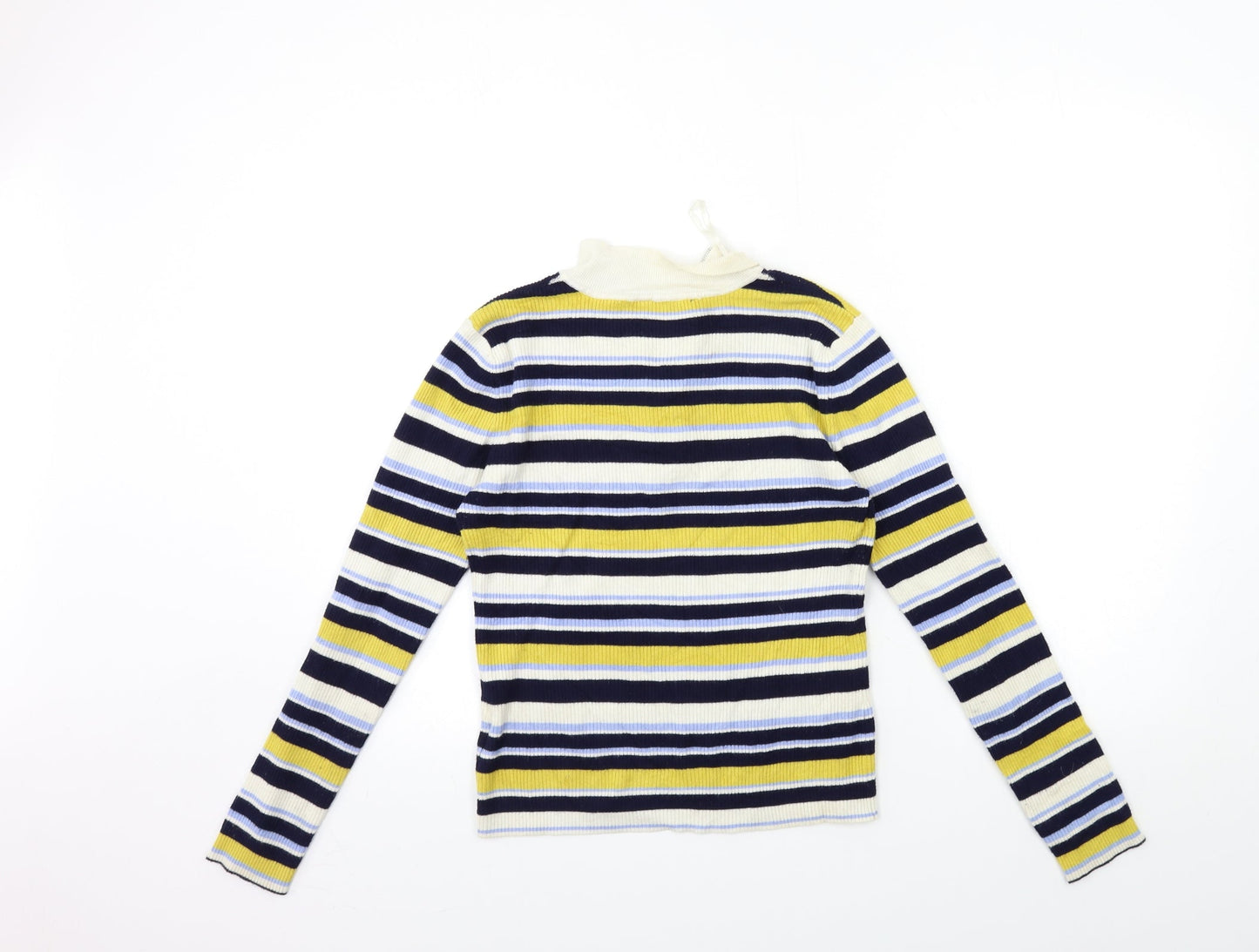 Womens UK Size 10 Miss Selfridge Yellow Pullover Jumper