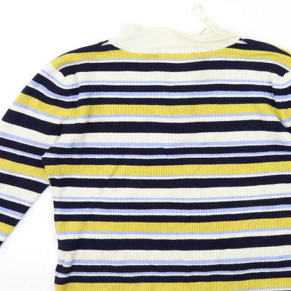 Womens UK Size 10 Miss Selfridge Yellow Pullover Jumper