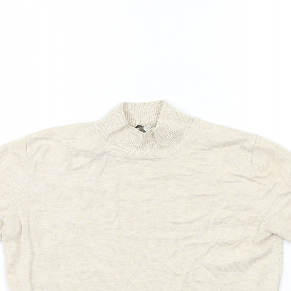 Womens UK Size XS TOM TAILOR Beige Pullover Jumper