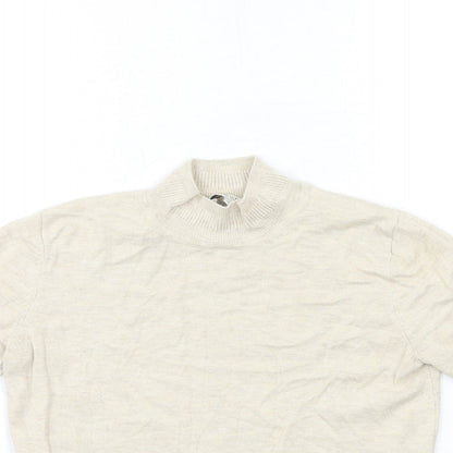 Womens UK Size XS TOM TAILOR Beige Pullover Jumper