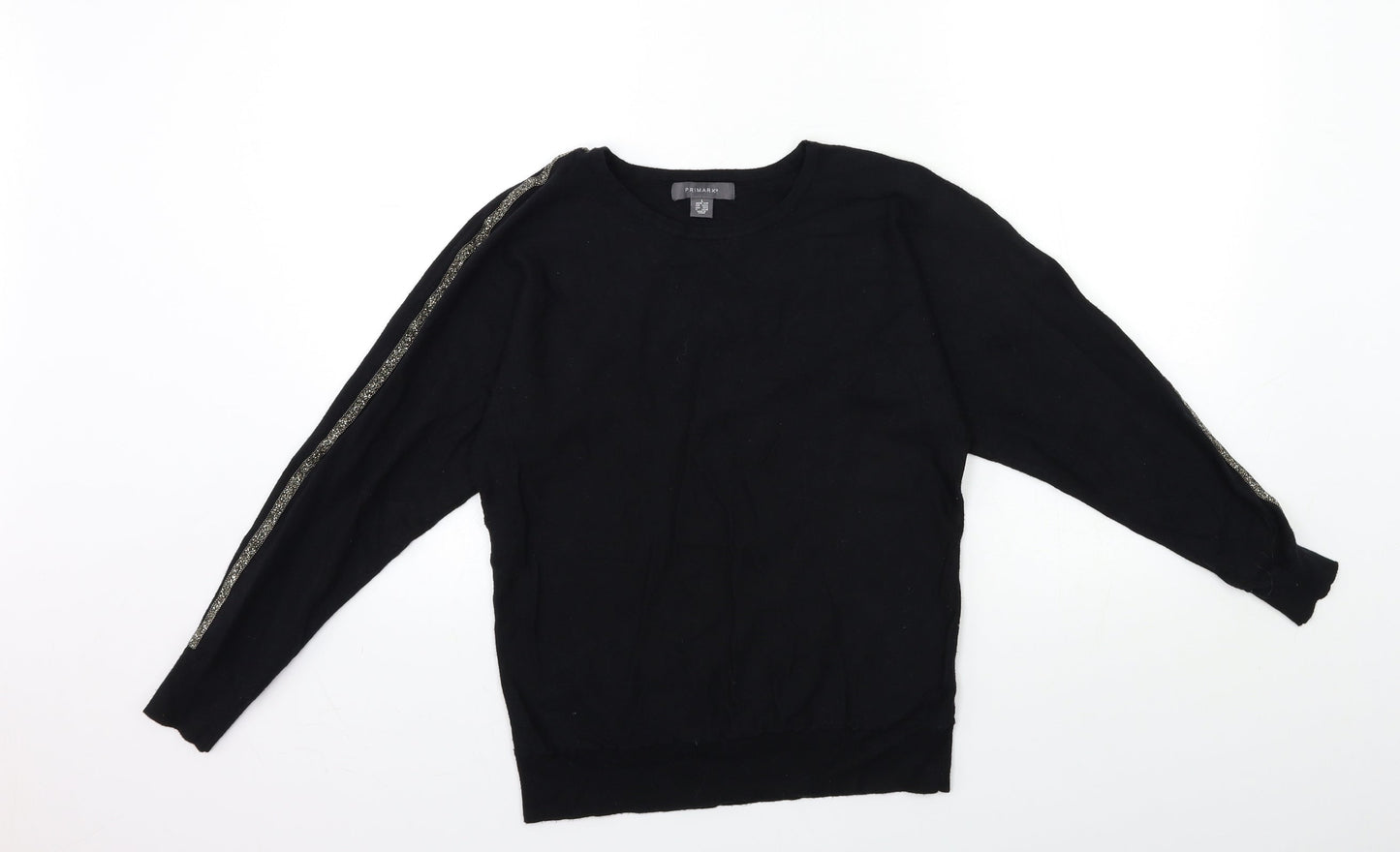 Primark Womens Black  Knit Pullover Jumper Size 14