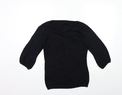 Womens UK Size 10 Marks and Spencer Black Pullover Jumper