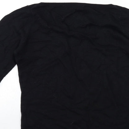 Womens UK Size 10 Marks and Spencer Black Pullover Jumper