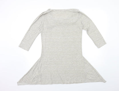 Womens UK Size 10 Per Una Grey Pullover Jumper