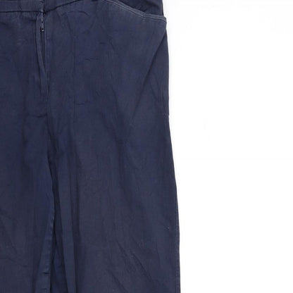 Womens UK Size 12 Camaïeu Regular Fit  Blue Trousers