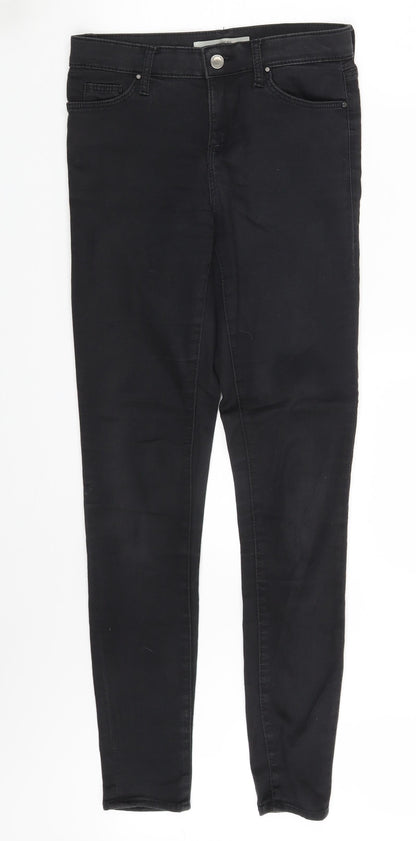 Topshop Womens Black  Denim Jegging Jeans Size 26 in L29 in