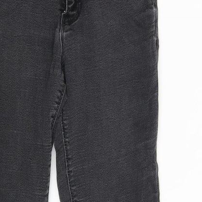 Dorothy Perkins Womens Grey  Denim Skinny Jeans Size 8 L27 in