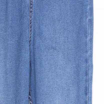 PRETTYLITTLETHING Womens Blue  Denim Skinny Jeans Size 6 L28 in