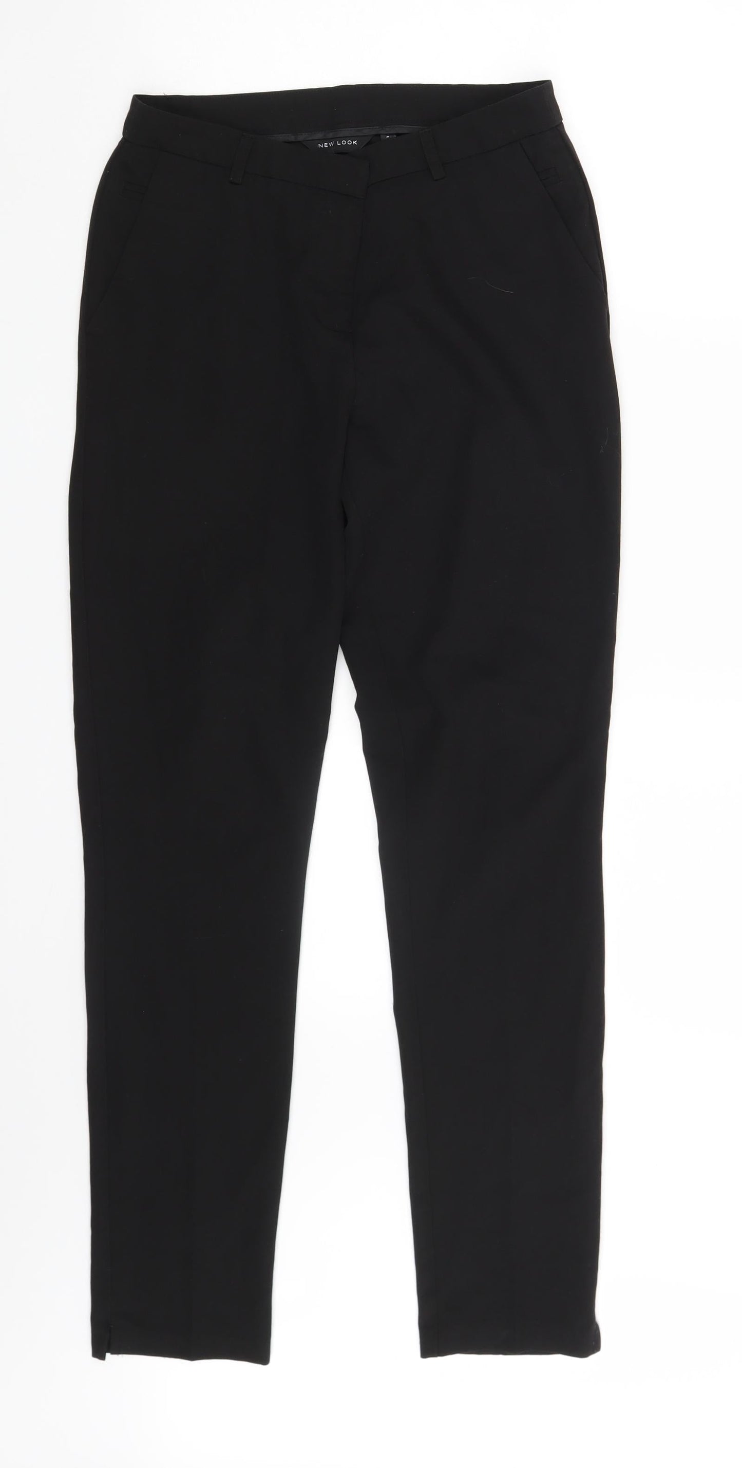 New Look Womens Black   Chino Trousers Size 8 L30 in