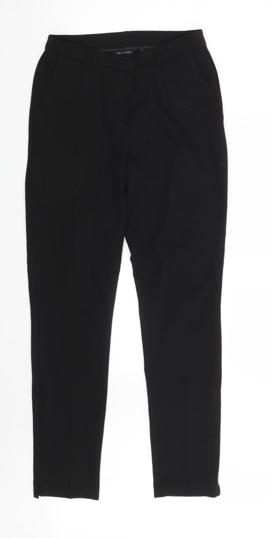 New Look Womens Black   Chino Trousers Size 8 L30 in