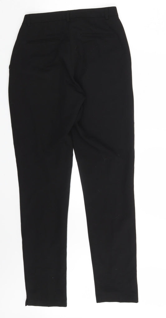 New Look Womens Black   Chino Trousers Size 8 L30 in