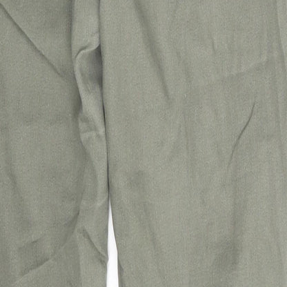 Denim Co. Womens Green  Denim Skinny Jeans Size 8 L29 in
