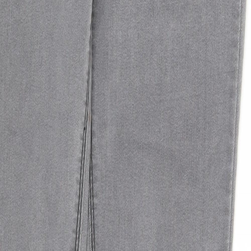 Denim Co. Womens Grey  Denim Skinny Jeans Size 8 L31 in
