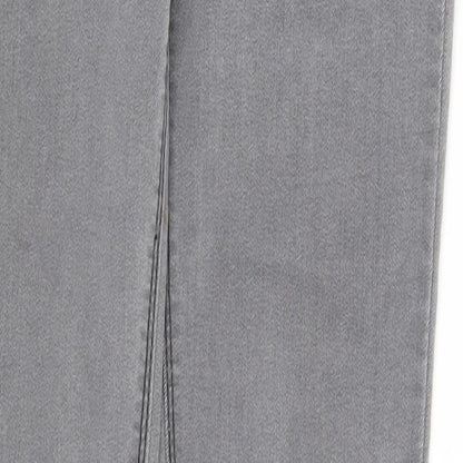 Denim Co. Womens Grey  Denim Skinny Jeans Size 8 L31 in