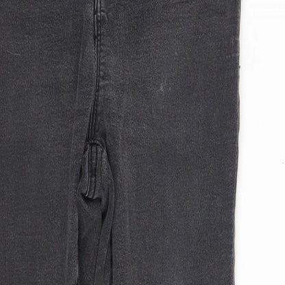 Denim Co. Womens Grey  Denim Skinny Jeans Size 10 L27 in