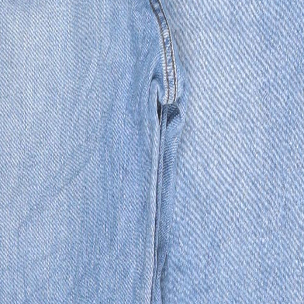 ASOS Womens Blue  Denim Straight Jeans Size 28 in L32 in