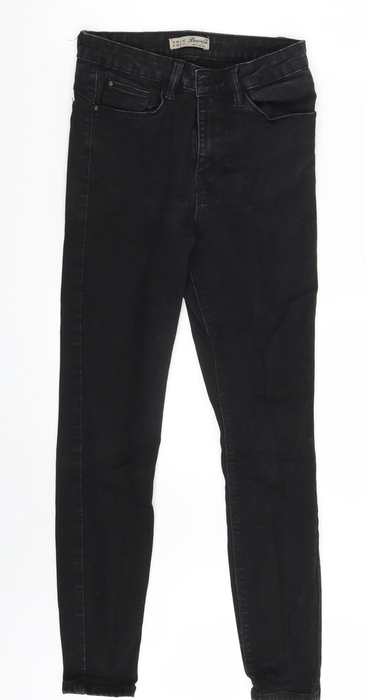 Denim Co. Womens Black   Skinny Jeans Size 10 L26 in