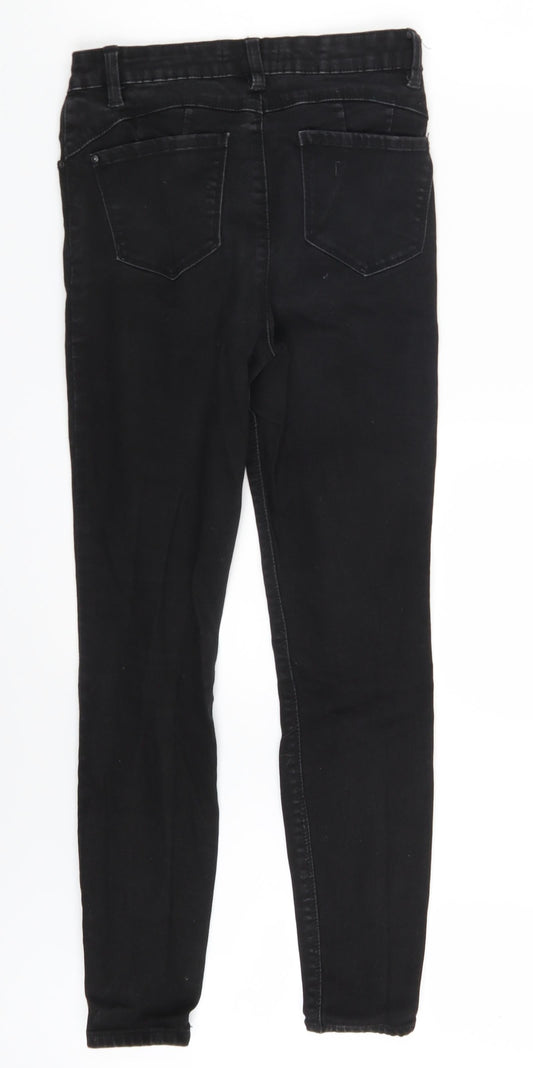 Denim Co. Womens Black   Skinny Jeans Size 10 L26 in