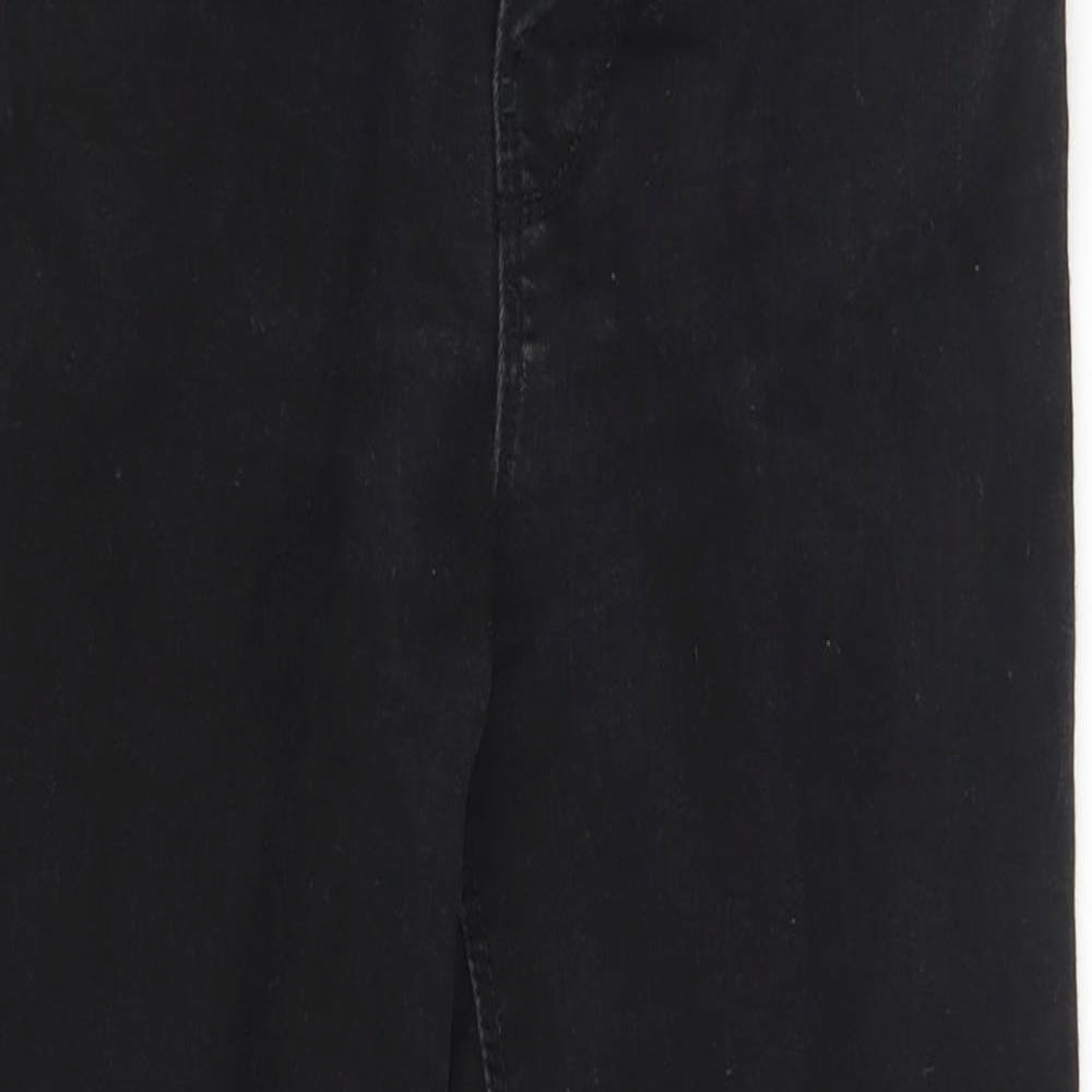 Denim Co. Womens Black   Skinny Jeans Size 10 L26 in