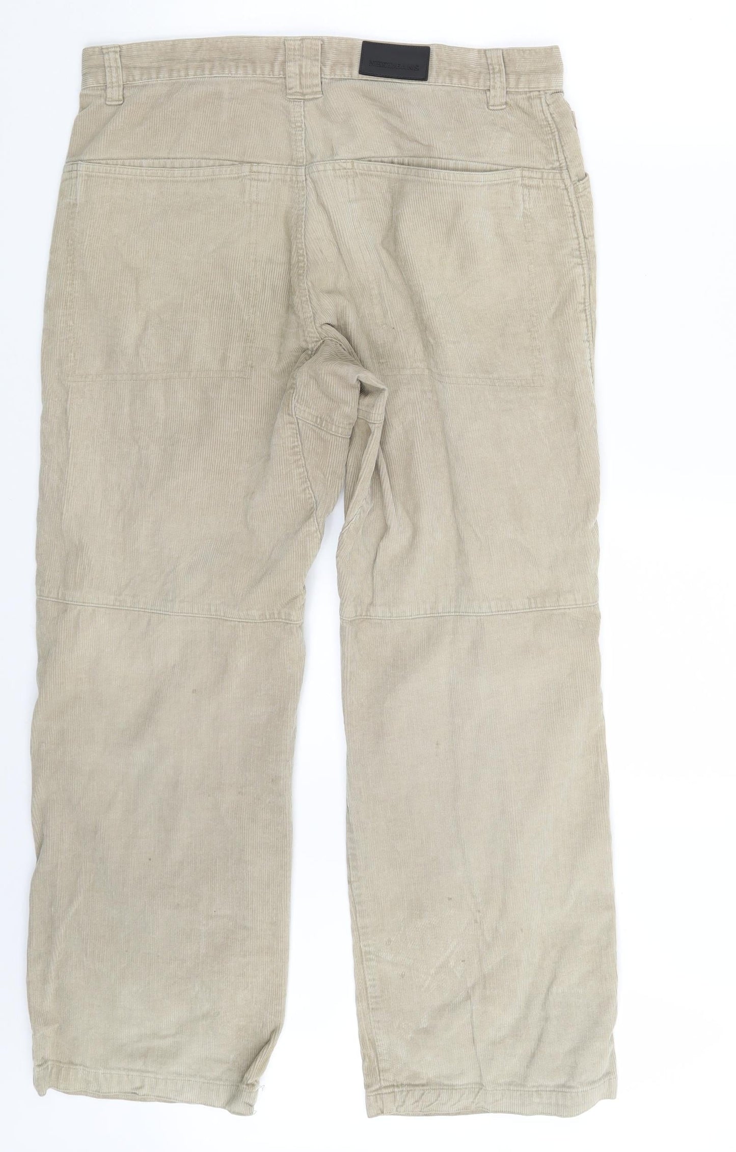 Mens UK Size 32 in NEXT Regular Fit Straight Beige Jeans