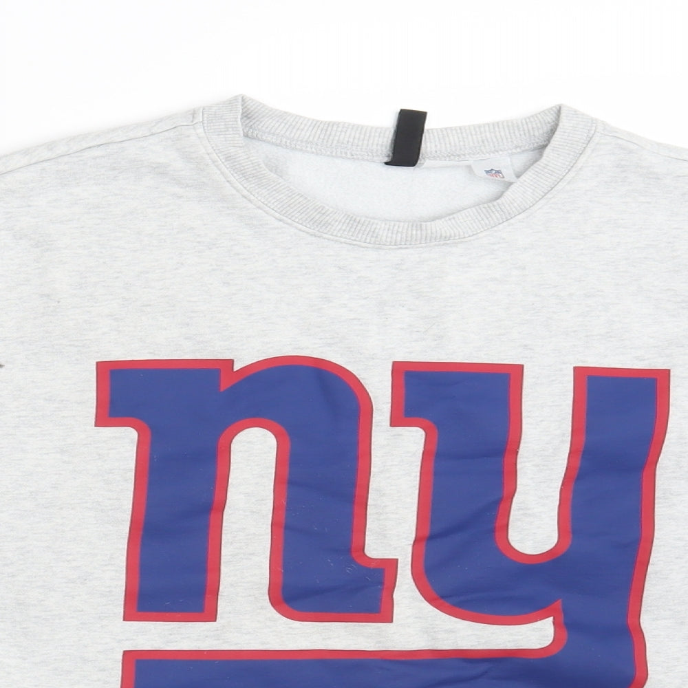 Divided Mens Grey   Pullover Jumper Size S