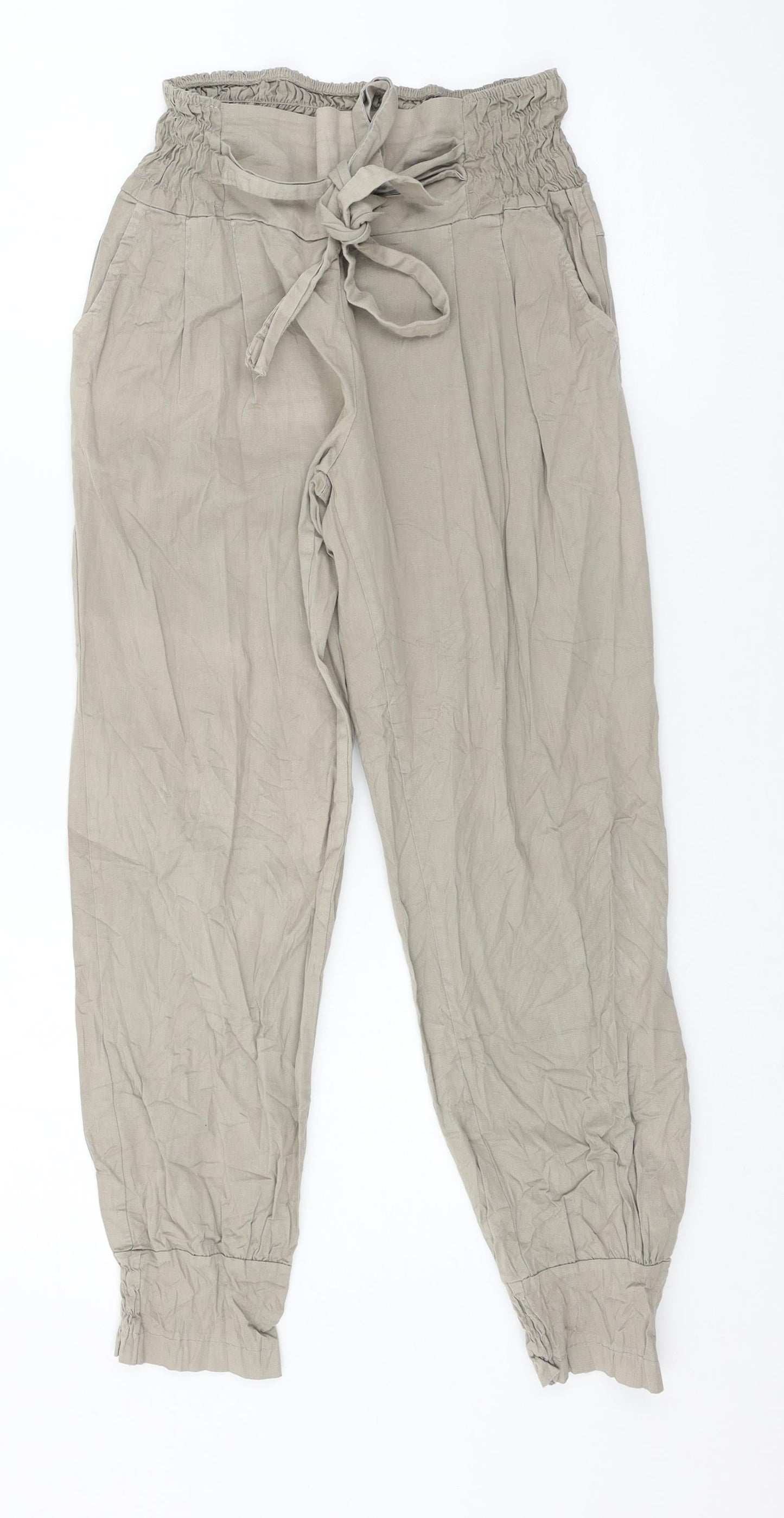 Womens UK Size 30 in Preworn Regular Fit  Grey Trousers