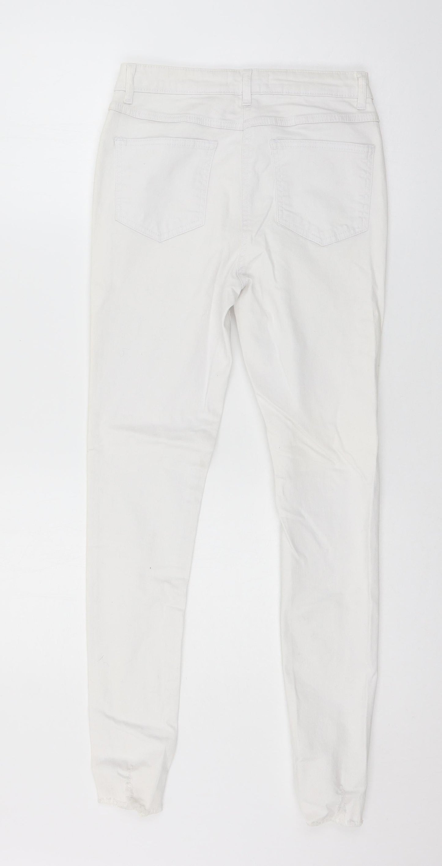 Parisian Womens White  Denim Skinny Jeans Size 10 L27 in