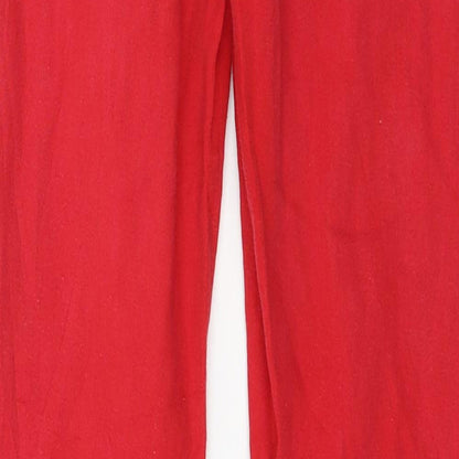Miss Romance Womens Red  Denim Jegging Jeans Size 28 in L28 in
