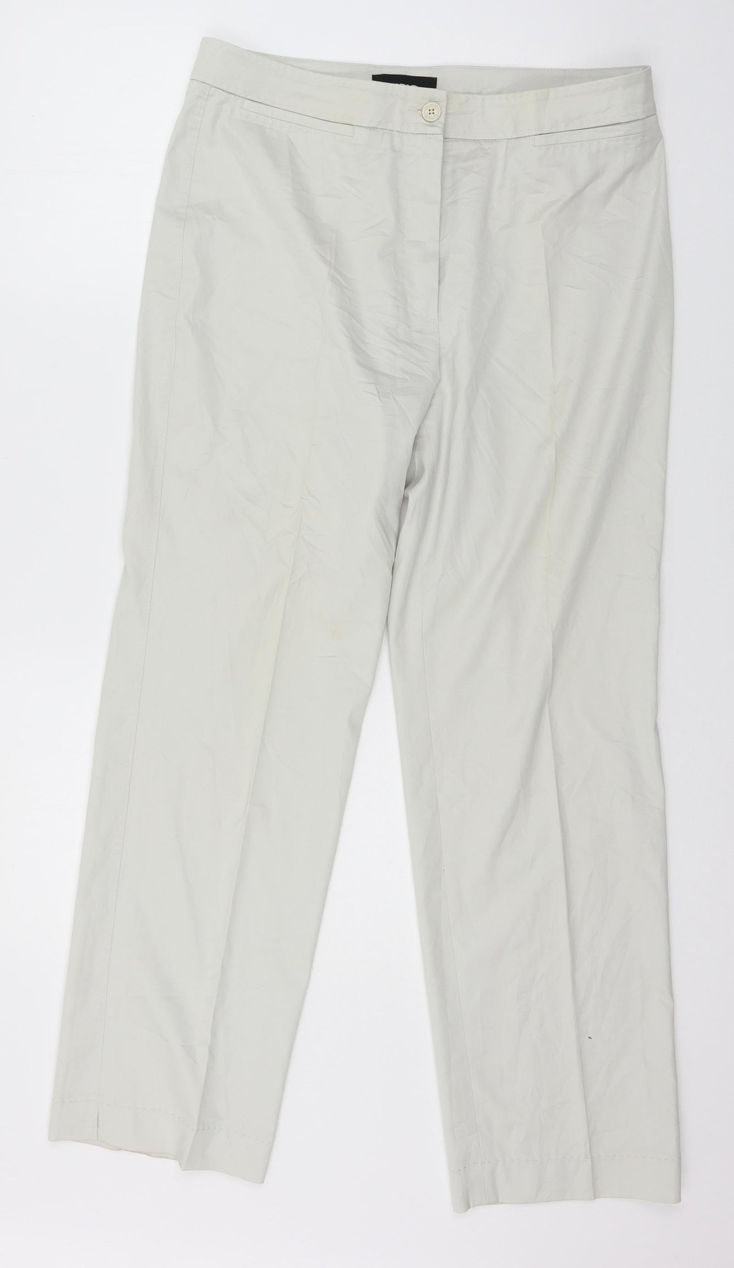 Womens UK Size 14 Cambio Regular Fit  Grey Trousers