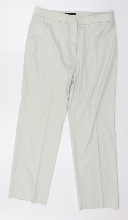 Womens UK Size 14 Cambio Regular Fit  Grey Trousers