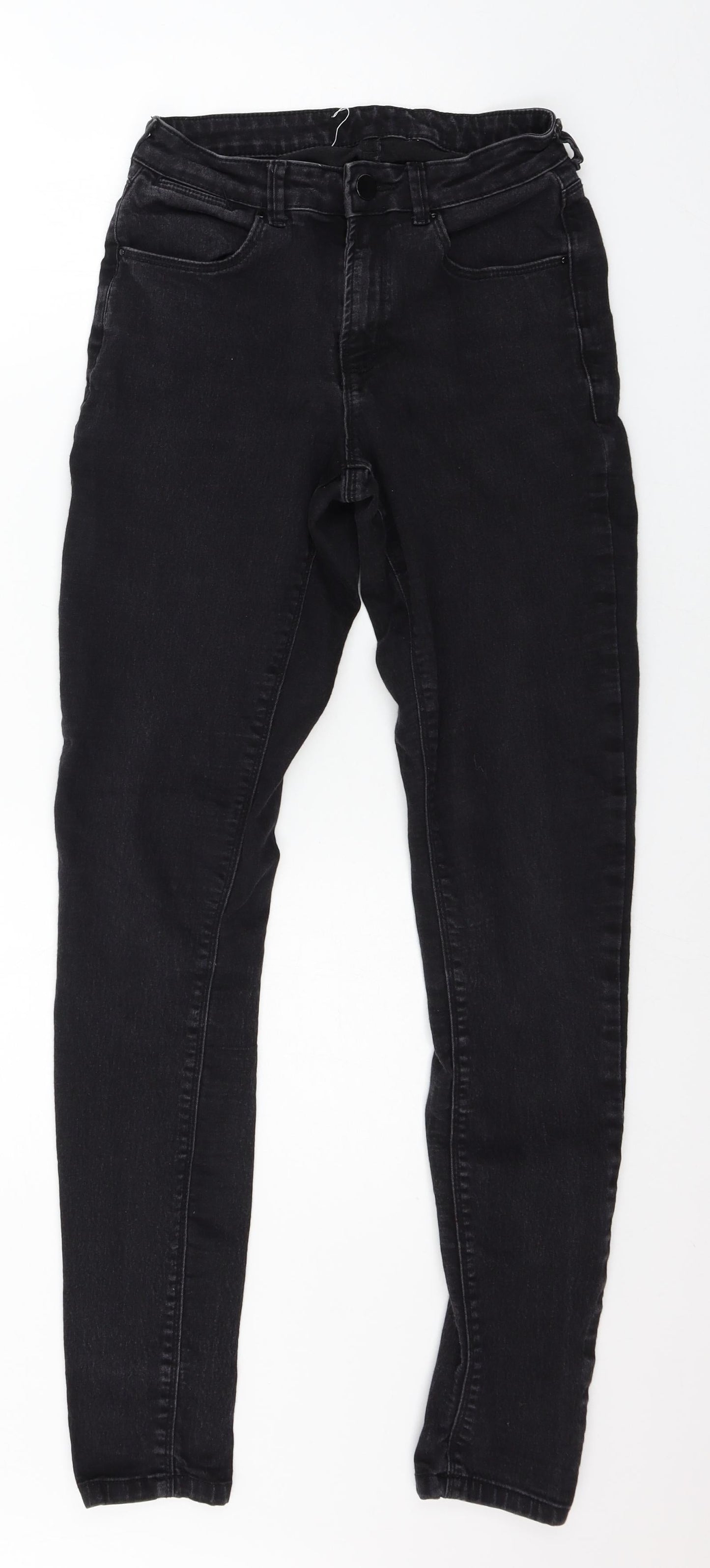 Dorothy Perkins Womens Black  Denim Skinny Jeans Size 8 L29 in