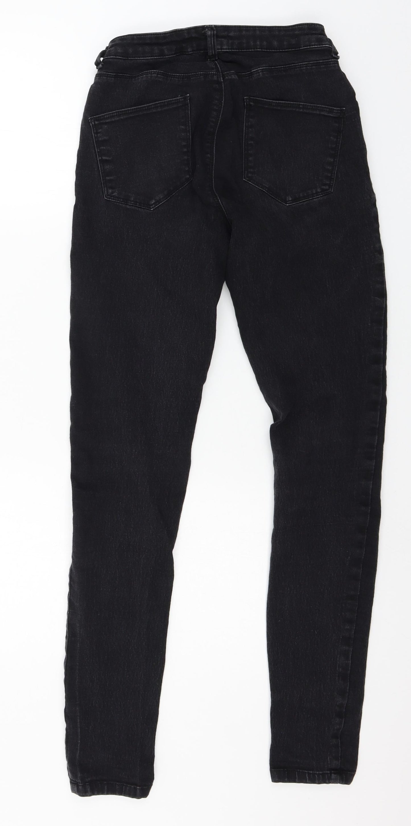 Dorothy Perkins Womens Black  Denim Skinny Jeans Size 8 L29 in