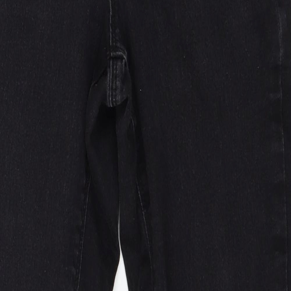 Dorothy Perkins Womens Black  Denim Skinny Jeans Size 8 L29 in