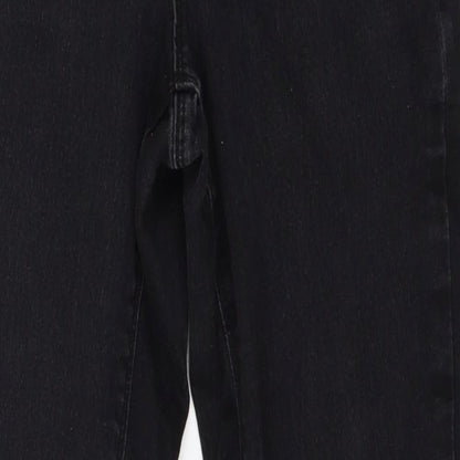 Dorothy Perkins Womens Black  Denim Skinny Jeans Size 8 L29 in