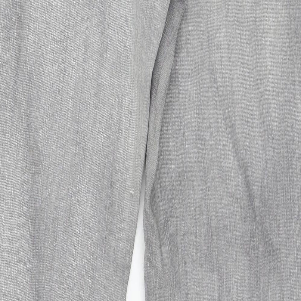 Yessica Womens Grey  Denim Straight Jeans Size 10 L30 in