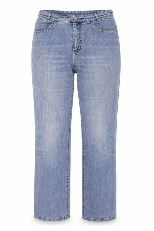 Womens UK Size 30 in MAC Regular Fit Straight Blue Jeans