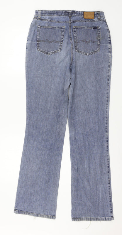 MAC Womens Blue  Denim Straight Jeans Size 30 in L32 in