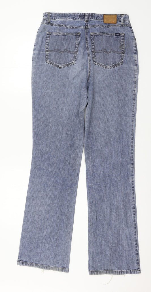 MAC Womens Blue  Denim Straight Jeans Size 30 in L32 in