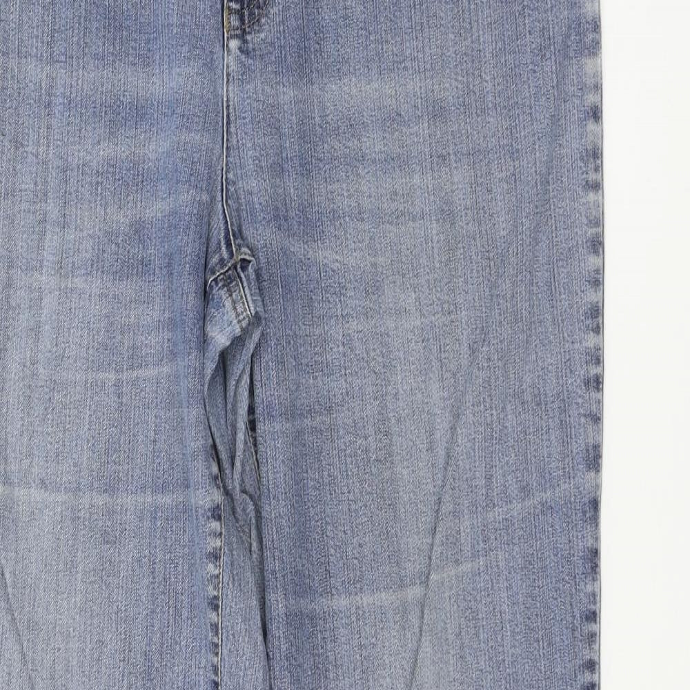 MAC Womens Blue  Denim Straight Jeans Size 30 in L32 in