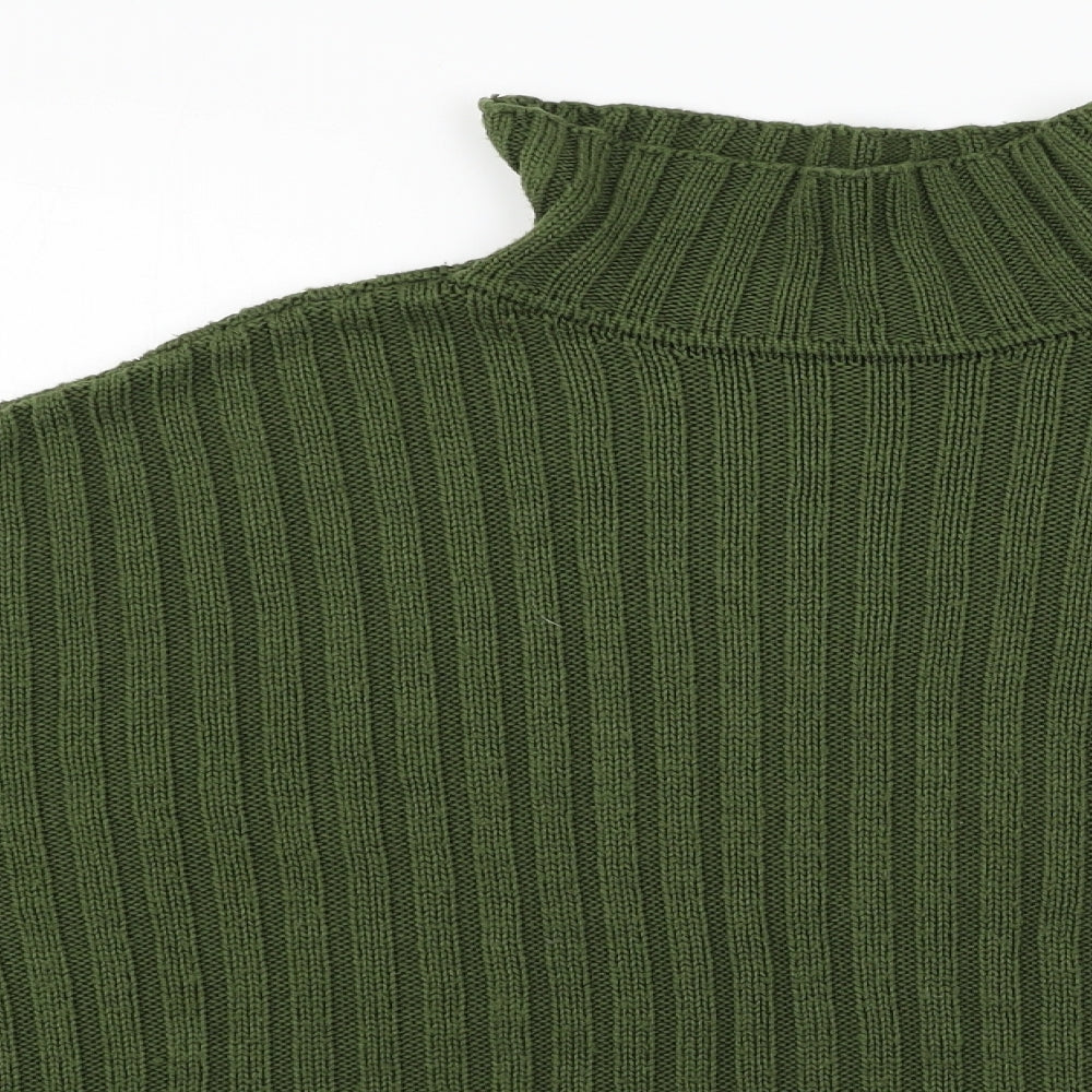 I SAW IT FIRST Womens Green  Knit Pullover Jumper Size M